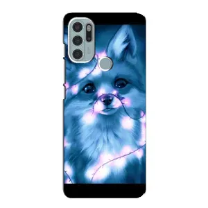 Чехол с Лисичкой для Motorola MOTO G60s (Яркая Лиса)