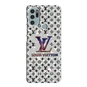 Чехол Стиль Louis Vuitton на Motorola MOTO G60s (Яркий LV)