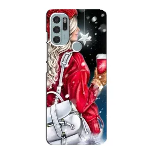 Чехлы на Новый Год Motorola MOTO G60s (Зима пришла)