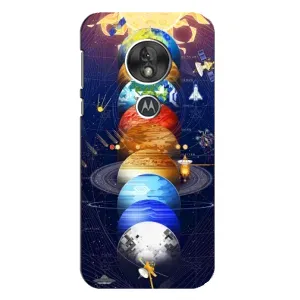 Чехол (ТПУ) с планетами на Motorola MOTO G7 Play (Арт планети)