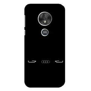 Силиконовый бампер с картинкой машины на Motorola MOTO G7 Play (Силует Audi)