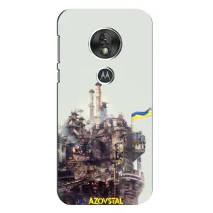 Чехлы на военную тематику для Motorola MOTO G7 Play (Азовсталь)