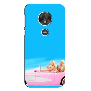 Силиконовый Чехол Барби Фильм на Motorola MOTO G7 Play (Барби и Кен)