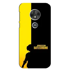 Чехол (TPU) с картинкой "Лого Пабг" на Мото Джи 7 Плей (Battlegrounds)