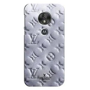 Текстурный Чехол Louis Vuitton для Мото Джи 7 Плей (Белый ЛВ)