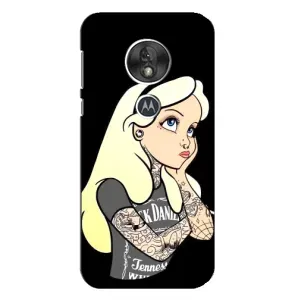 Чехол Стильные девушки на Motorola MOTO G7 Play (Девушка обиделась)
