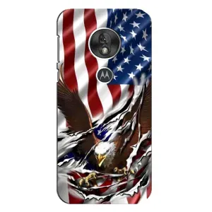 Чехол Флаг USA для Motorola MOTO G7 Play (Флаг USA)