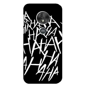 Чехлы с картинкой Джокера на Motorola MOTO G7 Play (Хахаха)