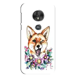 Чехол с Лисичкой для Motorola MOTO G7 Play (Хитрая лиса)
