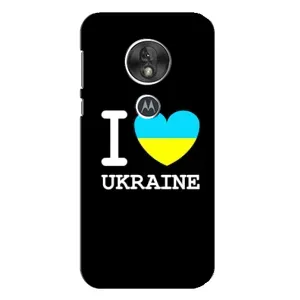 Чехол с Украинской символикой на Мото Джи 7 Плей