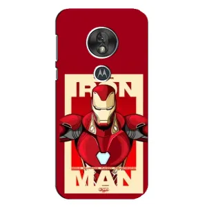 Чехол Супергерой Железный человек на Motorola MOTO G7 Play (Iron man)