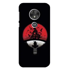 Чехлы с картинкой Итачи Учиха на Motorola MOTO G7 Play (Итачи на черном)