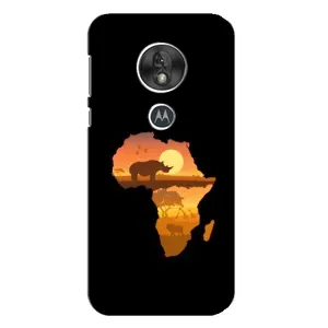 Летний Чехол на Motorola MOTO G7 Play (Карта)