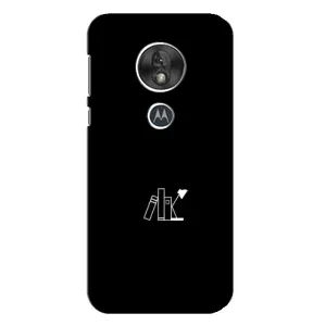 Чехол с картинками на черном фоне для Motorola MOTO G7 Play (Книжки)
