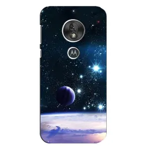 Чехол (ТПУ) с планетами на Motorola MOTO G7 Play (Космический вид)