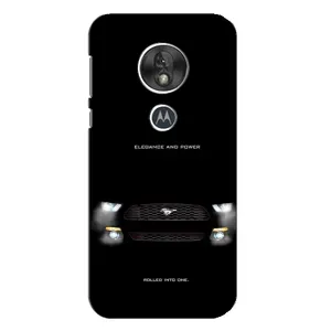 Чехлы с тематикой "Крутые машины" на Motorola MOTO G7 Play (Черный Land Rover)