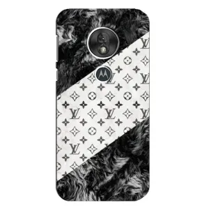 Чехол Стиль Louis Vuitton на Motorola MOTO G7 Play (LV на белом)