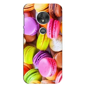 Чехол с изображением вкусной еды для Motorola MOTO G7 Play (Макаруны)