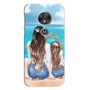 Чехлы для МАМЫ на Motorola MOTO G7 Play (Мама и дочь)
