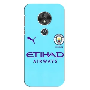 Силиконовые Чехлы принт Футбол на Motorola MOTO G7 Play (Man City)
