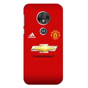 Силиконовые Чехлы принт Футбол на Motorola MOTO G7 Play (Man United)