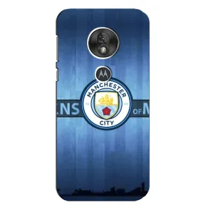 Силиконовые Чехлы принт Футбол на Motorola MOTO G7 Play (ManCity)