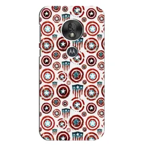 Чехол с Щитом Капитана Америки на Motorola MOTO G7 Play (Марвел щиты)