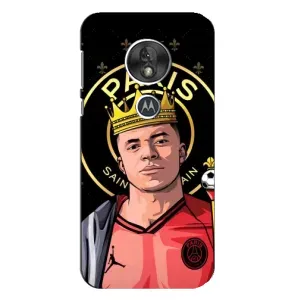 Чехол (TPU) с Футболистом на Motorola MOTO G7 Play (Mbappe King)