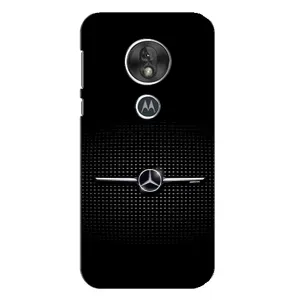 Силиконовый бампер с картинкой машины на Motorola MOTO G7 Play (Mercedes)