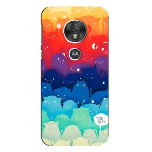 Силиконовый чехол с котиком для Motorola MOTO G7 Play (Mew)