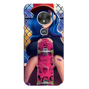 Чехол с картинкой Модные Девчонки Motorola MOTO G7 Play (Модная девушка)