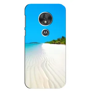 Летний Чехол на Motorola MOTO G7 Play (Море песок)