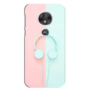 Девчачий Чехол для Motorola MOTO G7 Play (Наушники)