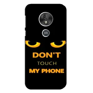 Чехол с Прикольным принтом на Motorola MOTO G7 Play (Не трогай мой телефон)
