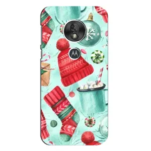 Чехол Санта Клаус для Motorola MOTO G7 Play (Одежда)