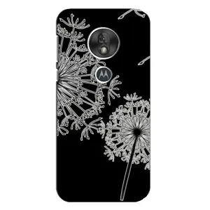 Силиконовый Чехол с одуванчиками на Motorola MOTO G7 Play (Одуванчики)