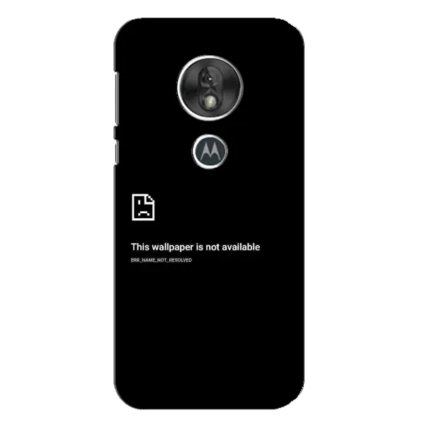 Чехол с рисунком «Ошибка» для Motorola MOTO G7 Play Чехол с рисунком «Ошибка» для Motorola MOTO G7 Play