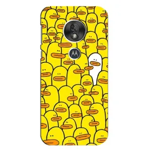 Силиконовый бампер с картинкой животных для Motorola MOTO G7 Play (Особенный)