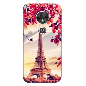 Чехол с Эйфелевой башней на Motorola MOTO G7 Play (Paris photo)
