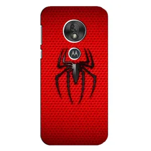 Чехол Супергерой Человека Паука на Motorola MOTO G7 Play (Паук марвел)