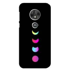 Чехол (ТПУ) с планетами на Motorola MOTO G7 Play (Полнолуние)