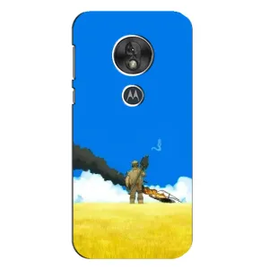 Чехлы на военную тематику для Motorola MOTO G7 Play (Попадание)