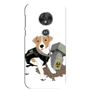 Чехол с принтом Собаки Патрон для Motorola MOTO G7 Play (Пёс Патрон с ракетой)