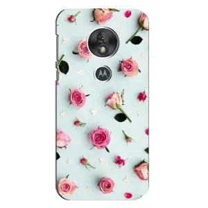 Чехлы с принтом Розочки для Motorola MOTO G7 Play (Разные цветы)