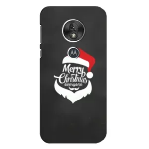 Чехол Санта Клаус для Motorola MOTO G7 Play (Санта Крисмас)