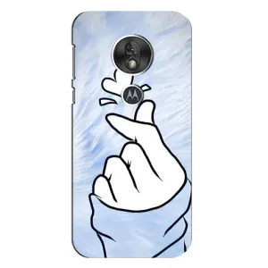 Чехлы (Знак сердечка) на Motorola MOTO G7 Play (Сердечка знак)