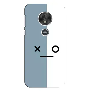 Чохли (ТПУ) (смішні стікери) для Motorola MOTO G7 Play (Сіро-білий)
