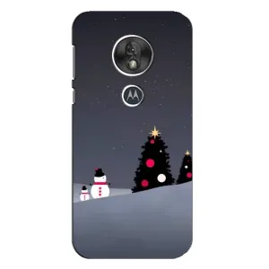 Чехлы на Новый Год Motorola MOTO G7 Play (Снеговички)