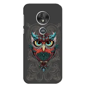 Чехлы с принтом СОВЫ для Motorola MOTO G7 Play (Сова на сером)