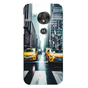 Силиконовый бампер (Работники) на Motorola MOTO G7 Play (Такси)